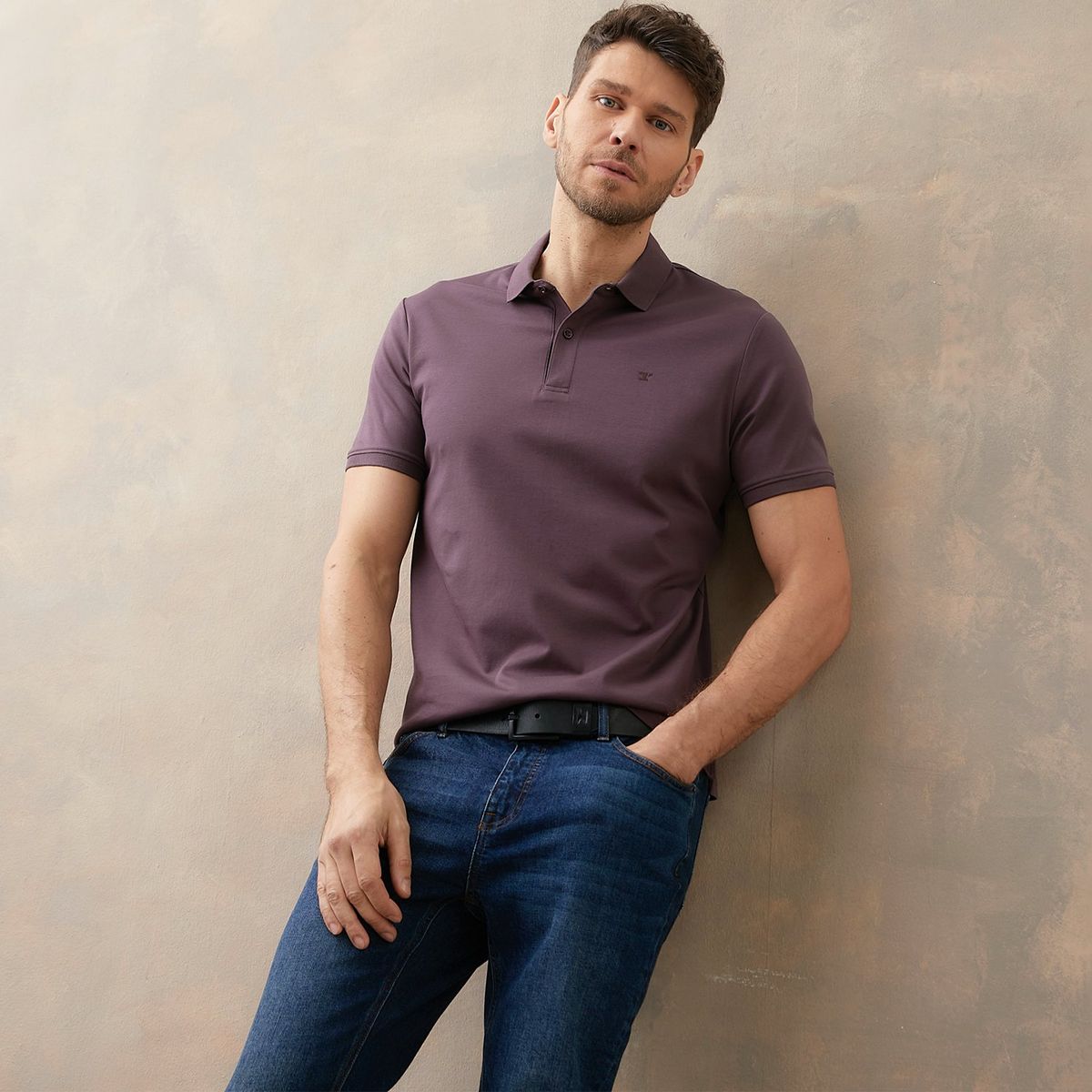 WOLF&HANK - Polo Wolf&Hank Manga Corta Algodón Cuello Polo Hombre