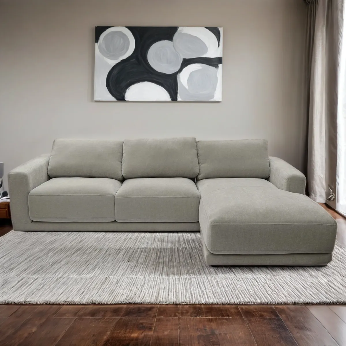 BASEMENT HOME - Seccional Derek 4 Cuerpos Derecho