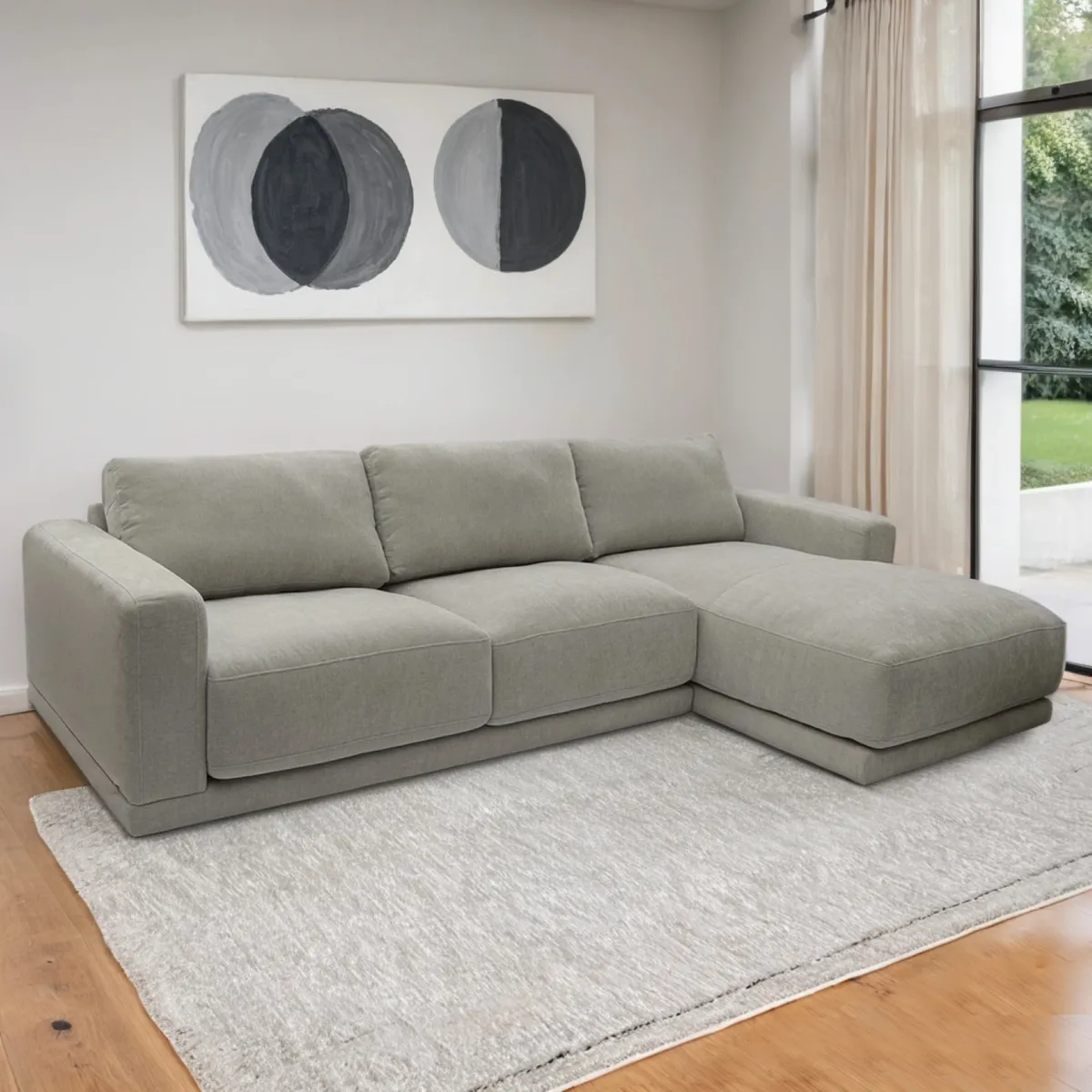 BASEMENT HOME - Seccional Derek 4 Cuerpos Derecho