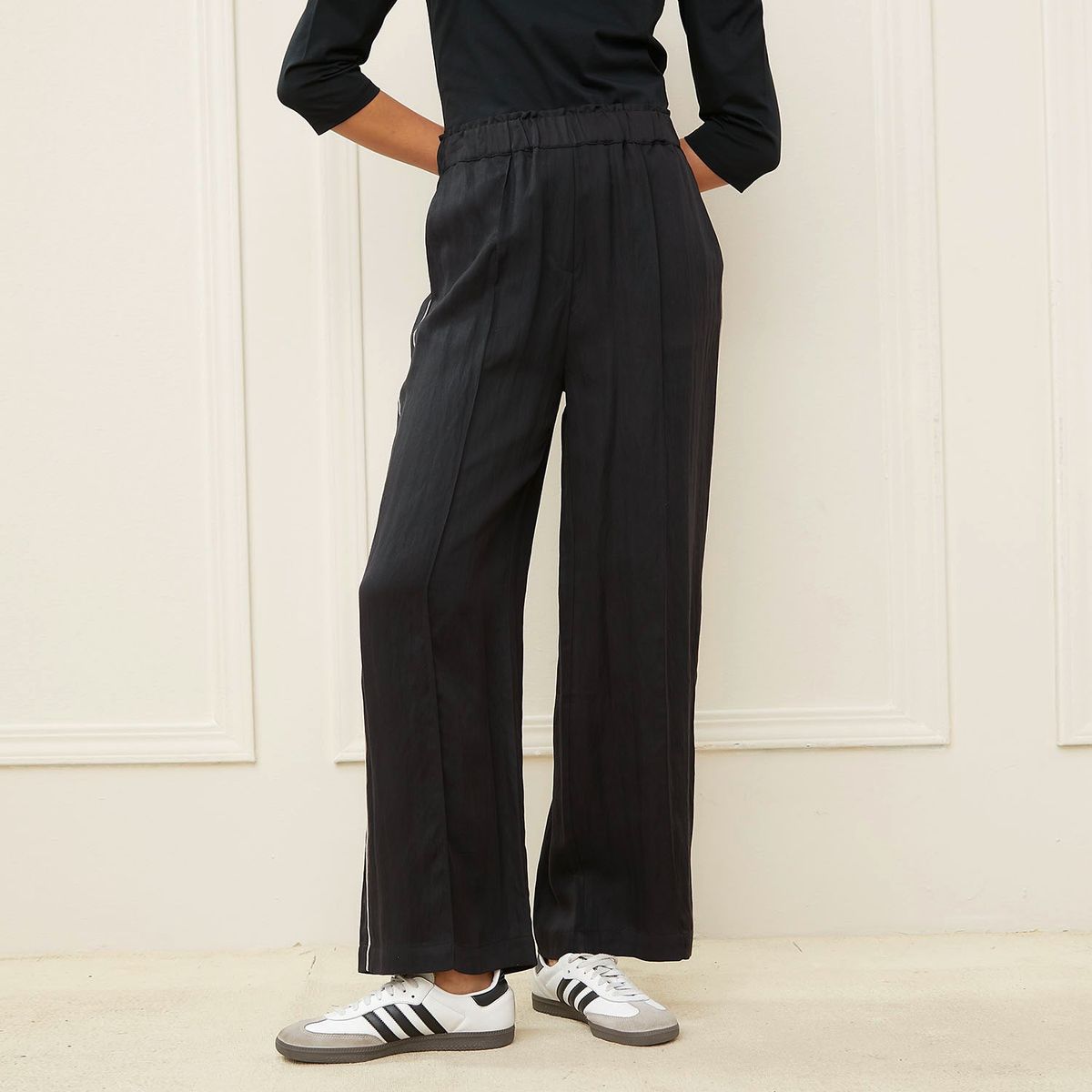 BASEMENT - Pantalón Recto Casual Mujer Basement