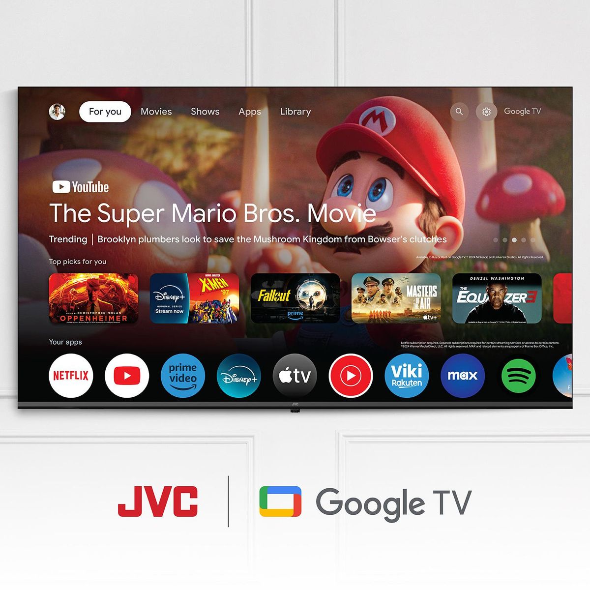 JVC - Televisor Jvc 70" 4k Uhd Google Tv