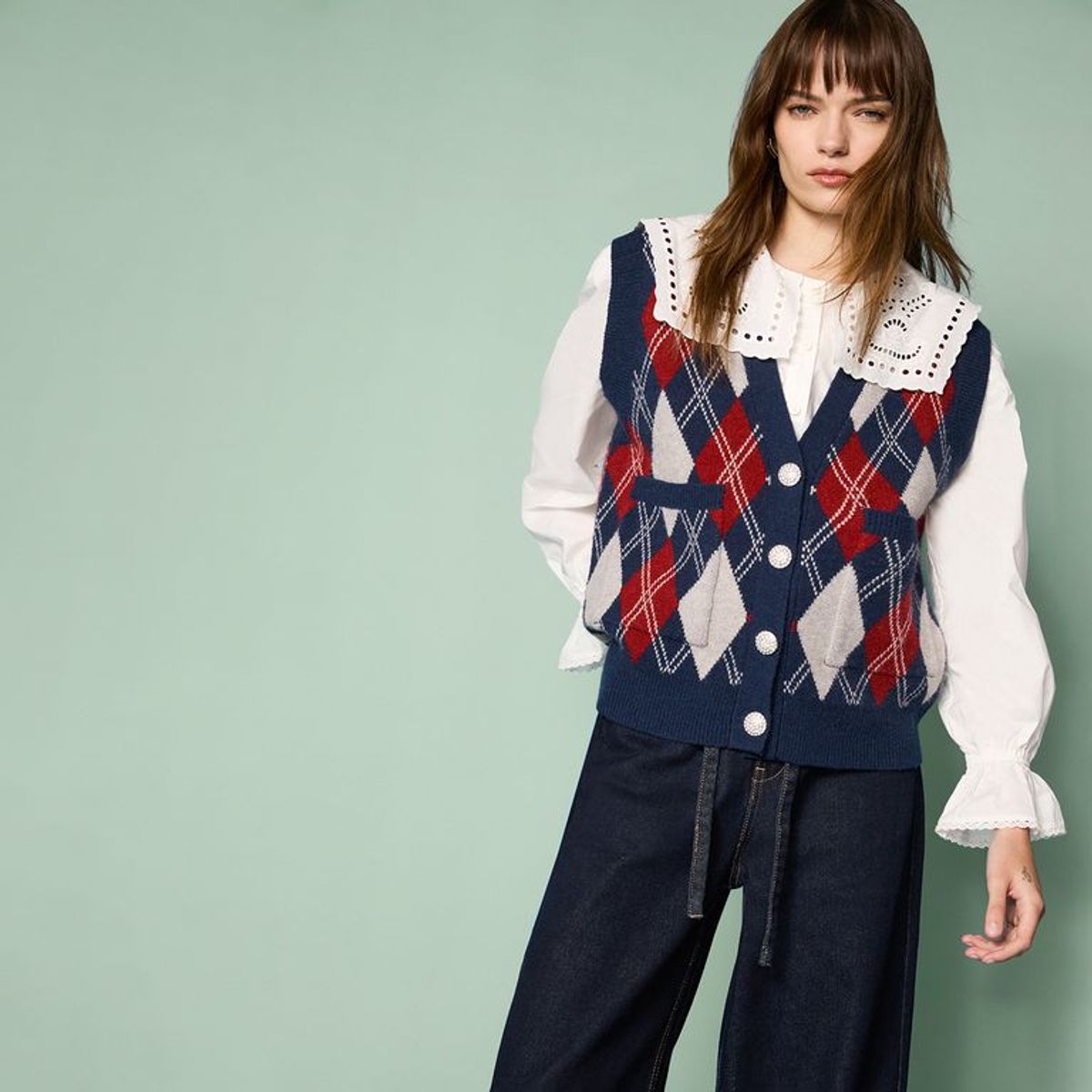 BASEMENT - Blusa Manga Larga Casual Mujer Basement