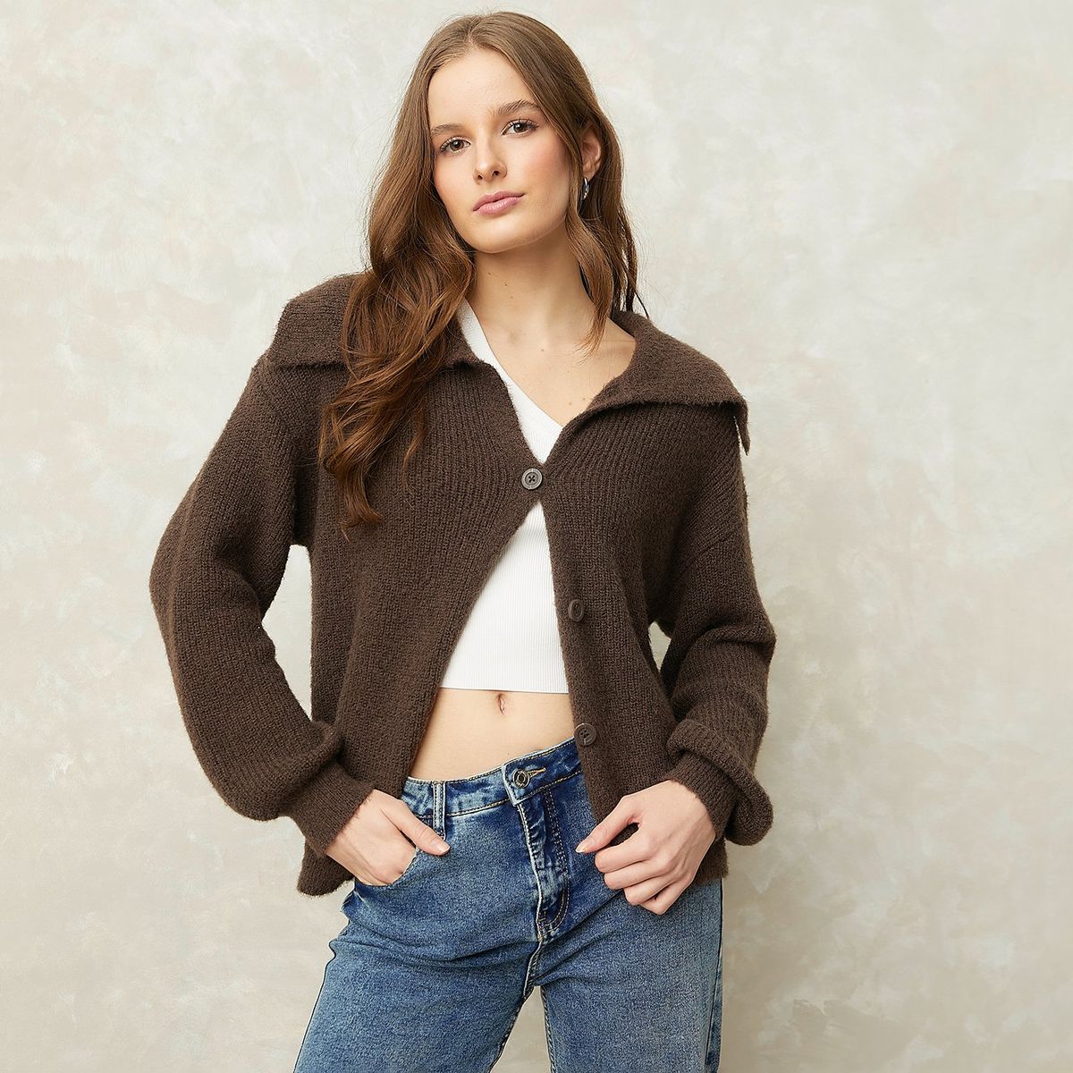 SYBILLA - Chompa Casual Mujer Sybilla