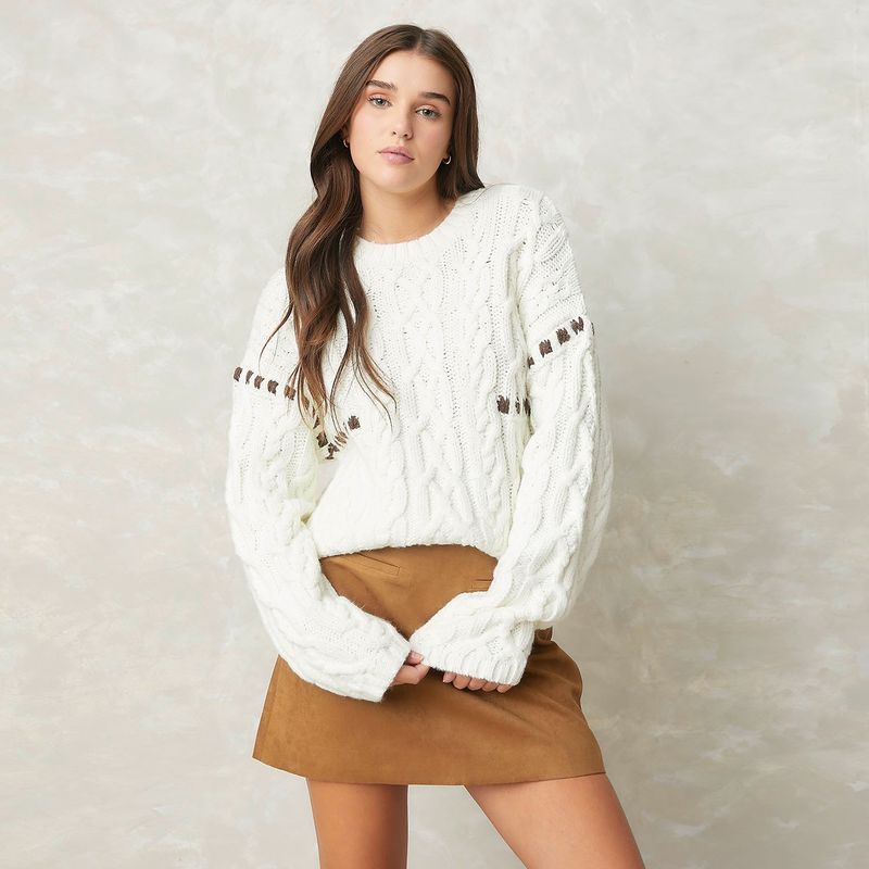 SYBILLA - Chompa Casual Mujer Sybilla