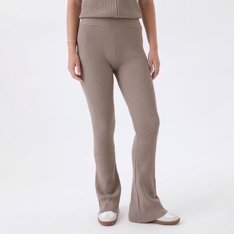 SYBILLA - Pantalón Flare Casual Mujer Sybilla