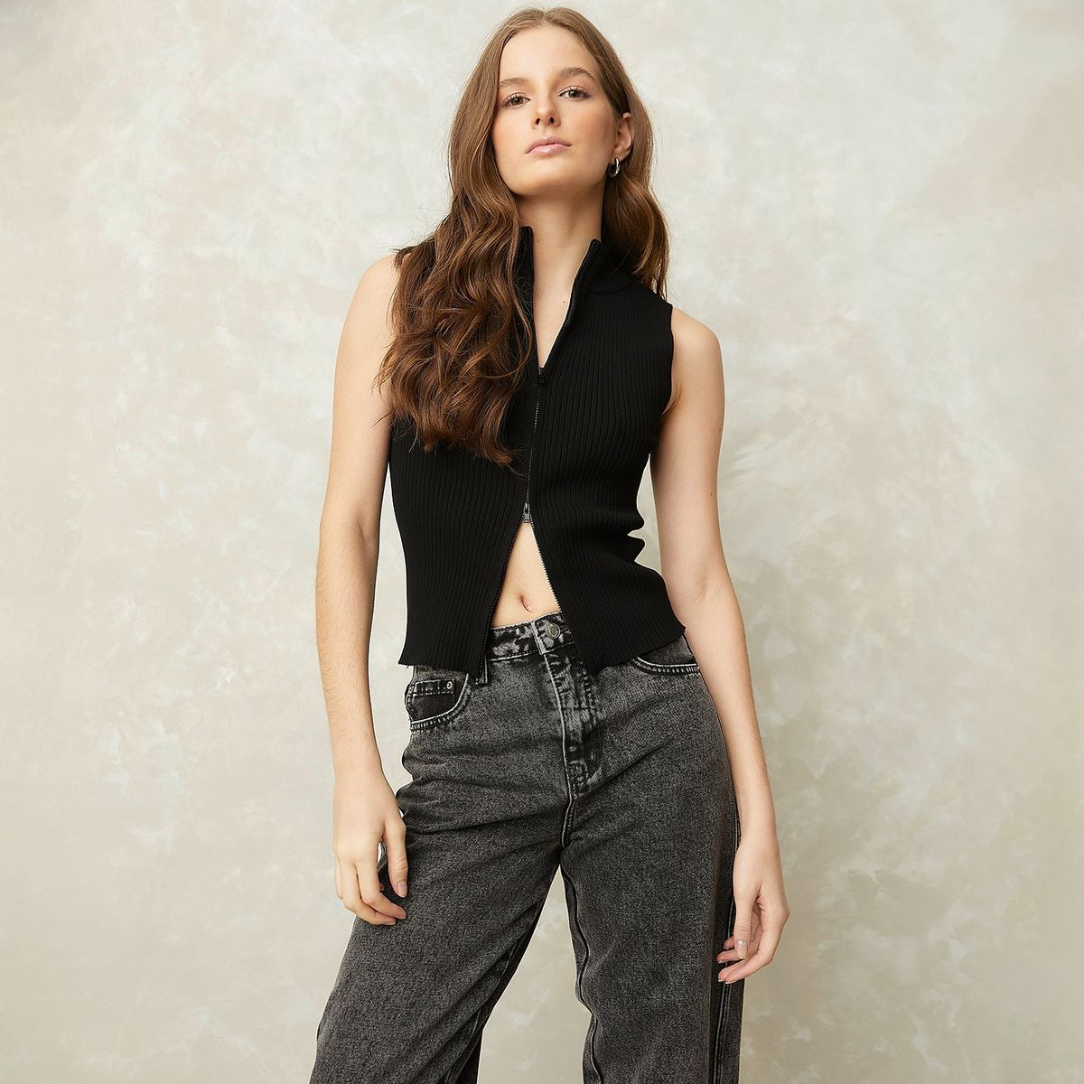 SYBILLA - Chaleco Casual Mujer Sybilla