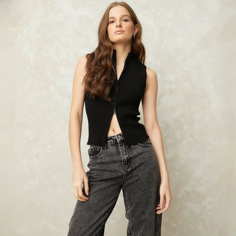 SYBILLA - Chaleco Casual Mujer Sybilla