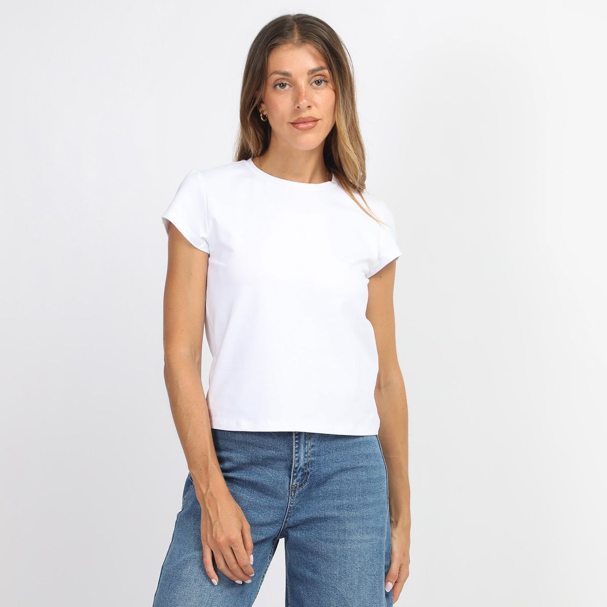 BASEMENT - Polo Manga Corta Casual Mujer Basement