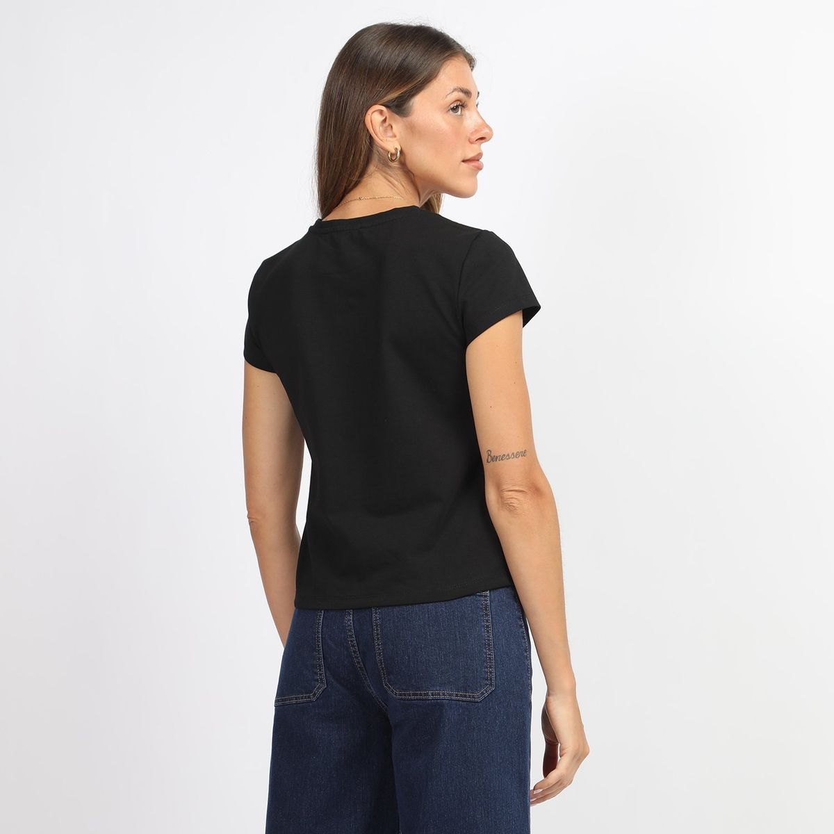 BASEMENT - Polo Manga Corta Casual Mujer Basement