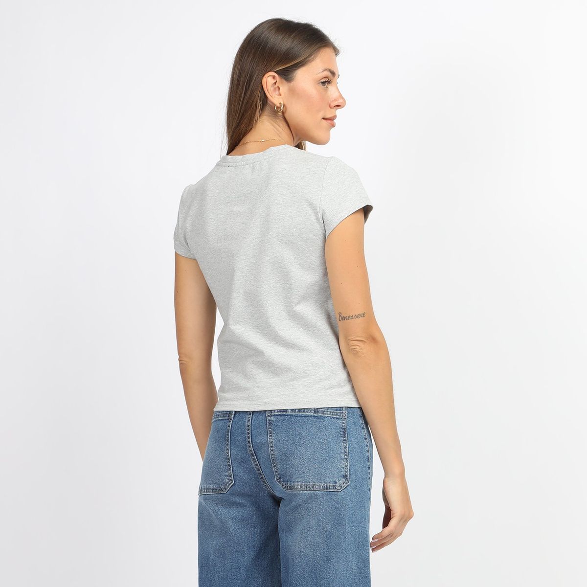 BASEMENT - Polo Manga Corta Casual Mujer Basement