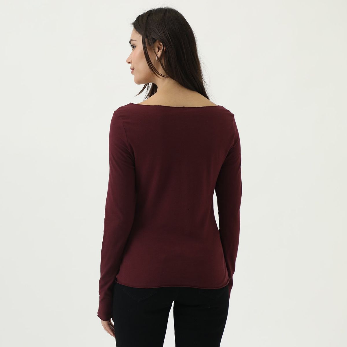 SYBILLA - Polo Manga Larga Algodón Mujer Sybilla