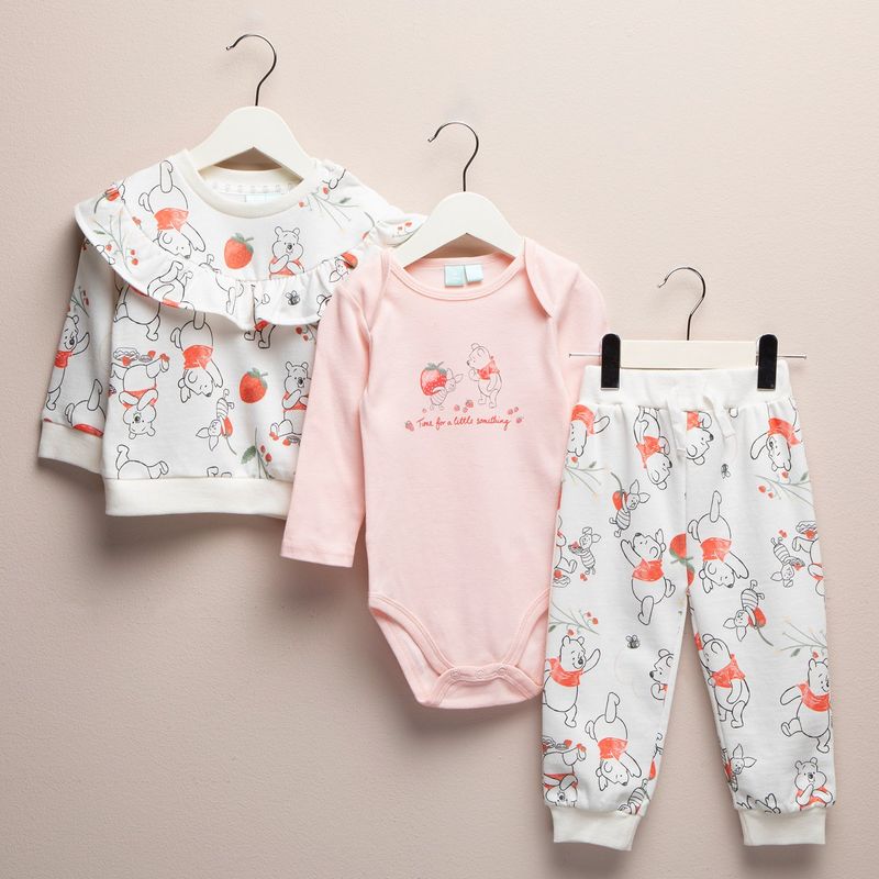 WINNIE THE POOH - Conjunto Bebé Niña Algodón Winnie The Pooh