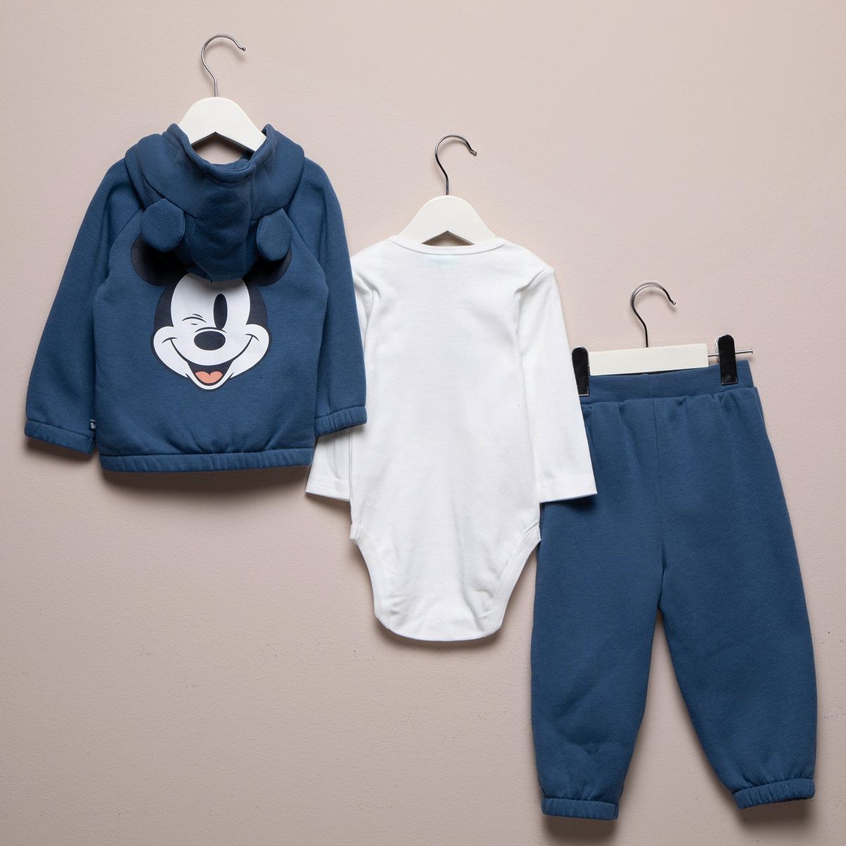 DISNEY - Conjunto Bebé Niño Algodón Mickey Mouse