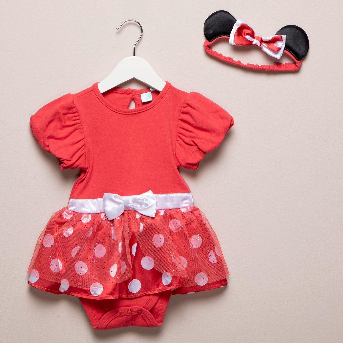 MINNIE - Body Bebé Niña Algodón Minnie