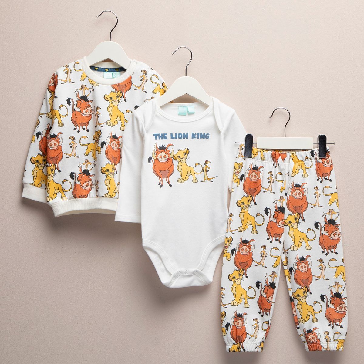 REY LEON - Conjunto Bebé Niño Algodón Rey León