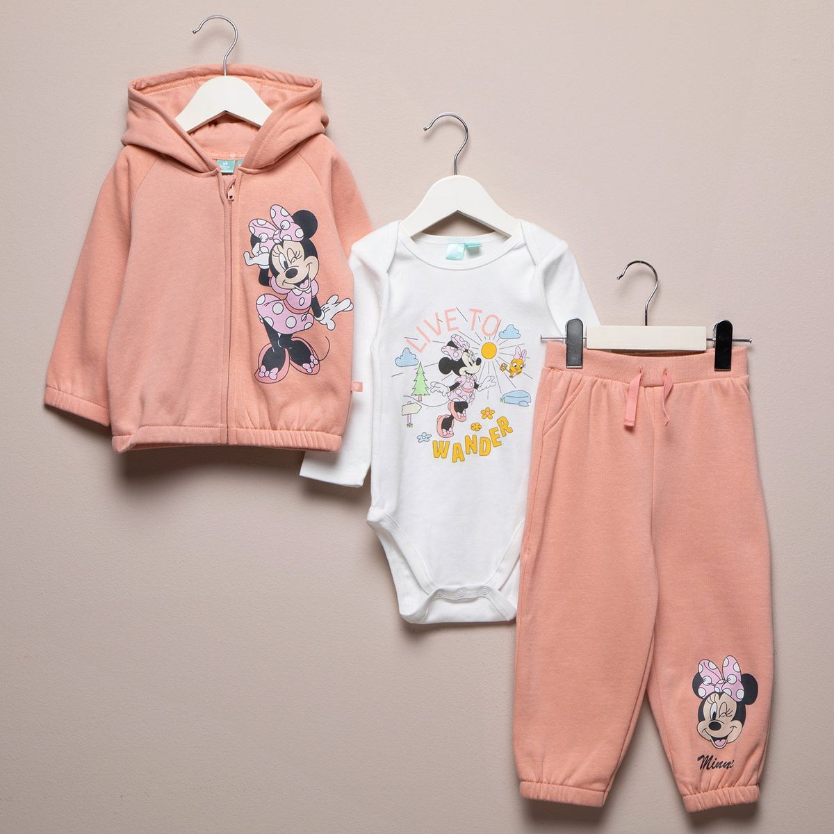 MINNIE - Conjunto Bebé Niña Algodón Minnie