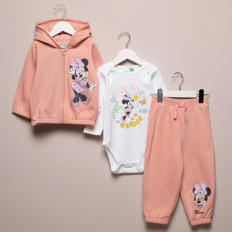MINNIE - Conjunto Bebé Niña Algodón Minnie