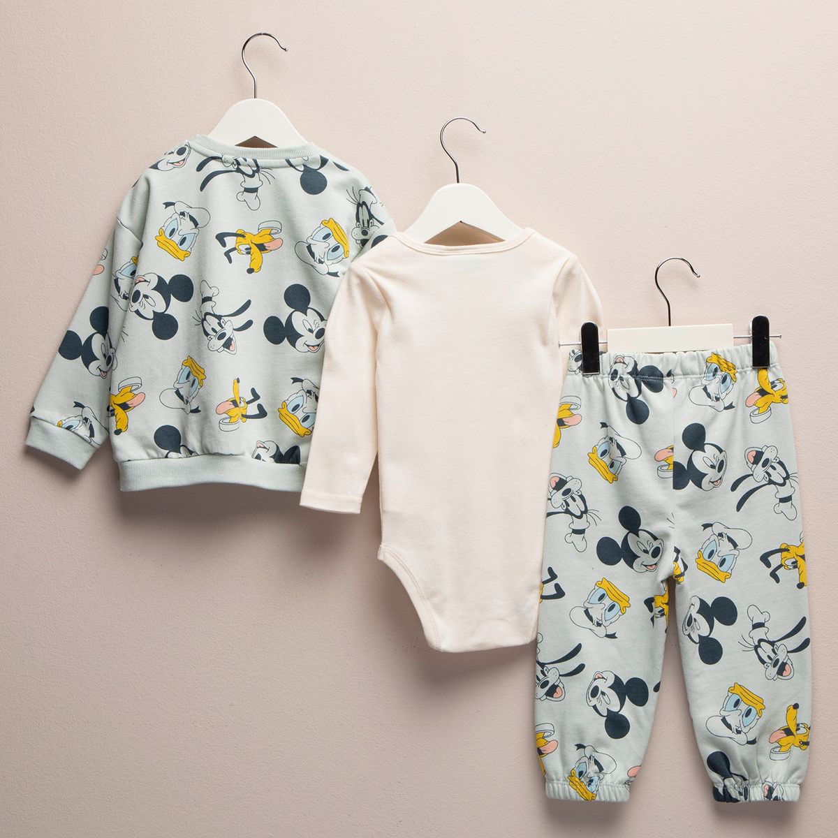 DISNEY - Conjunto Bebé Niño Algodón Mickey Mouse