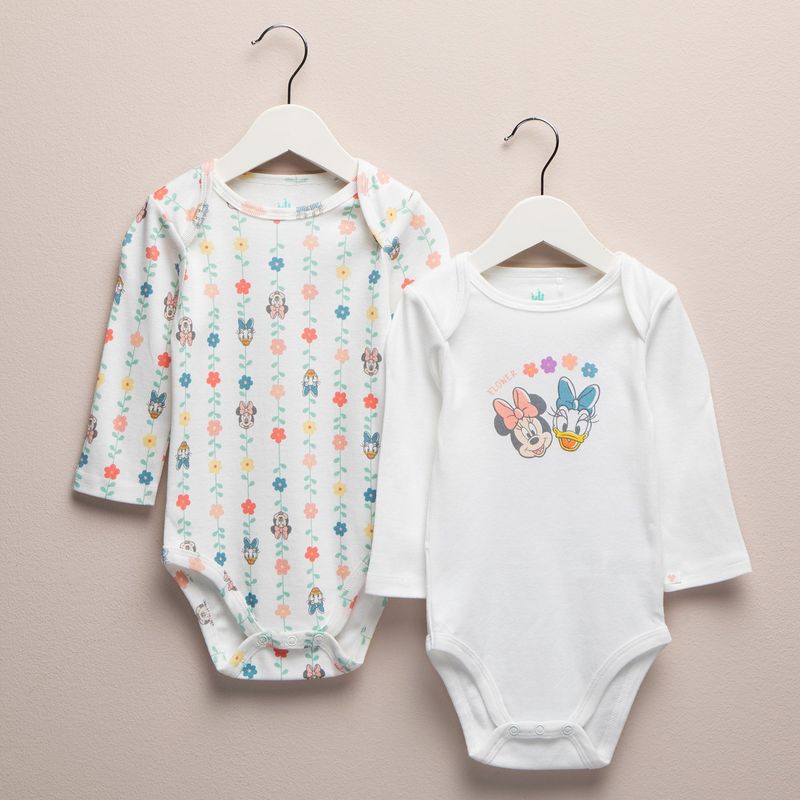 MINNIE - Body Bebé Niña Algodón Packx2 Minnie