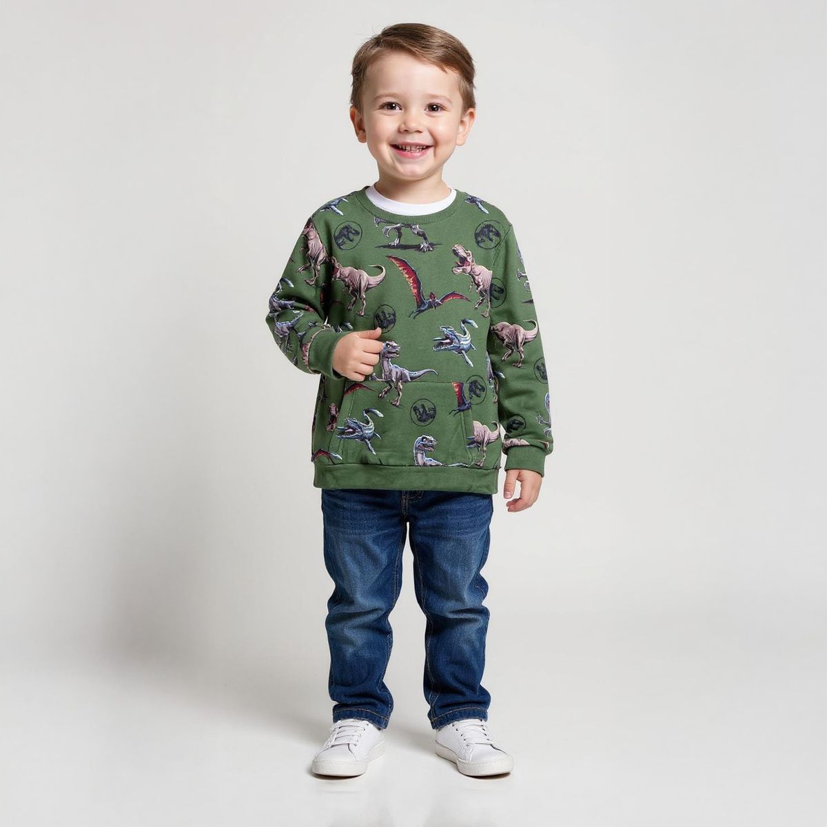 JURASSIC WORLD - Polerón Niño Algodón Pack X2 Jurassic World