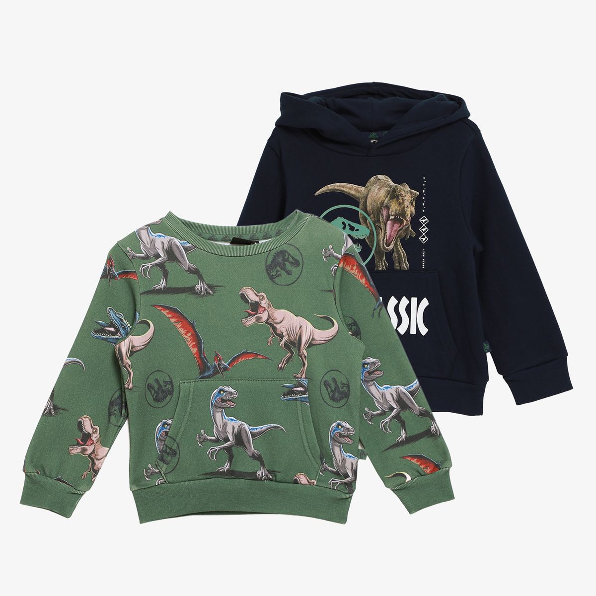 JURASSIC WORLD - Polerón Niño Algodón Pack X2 Jurassic World