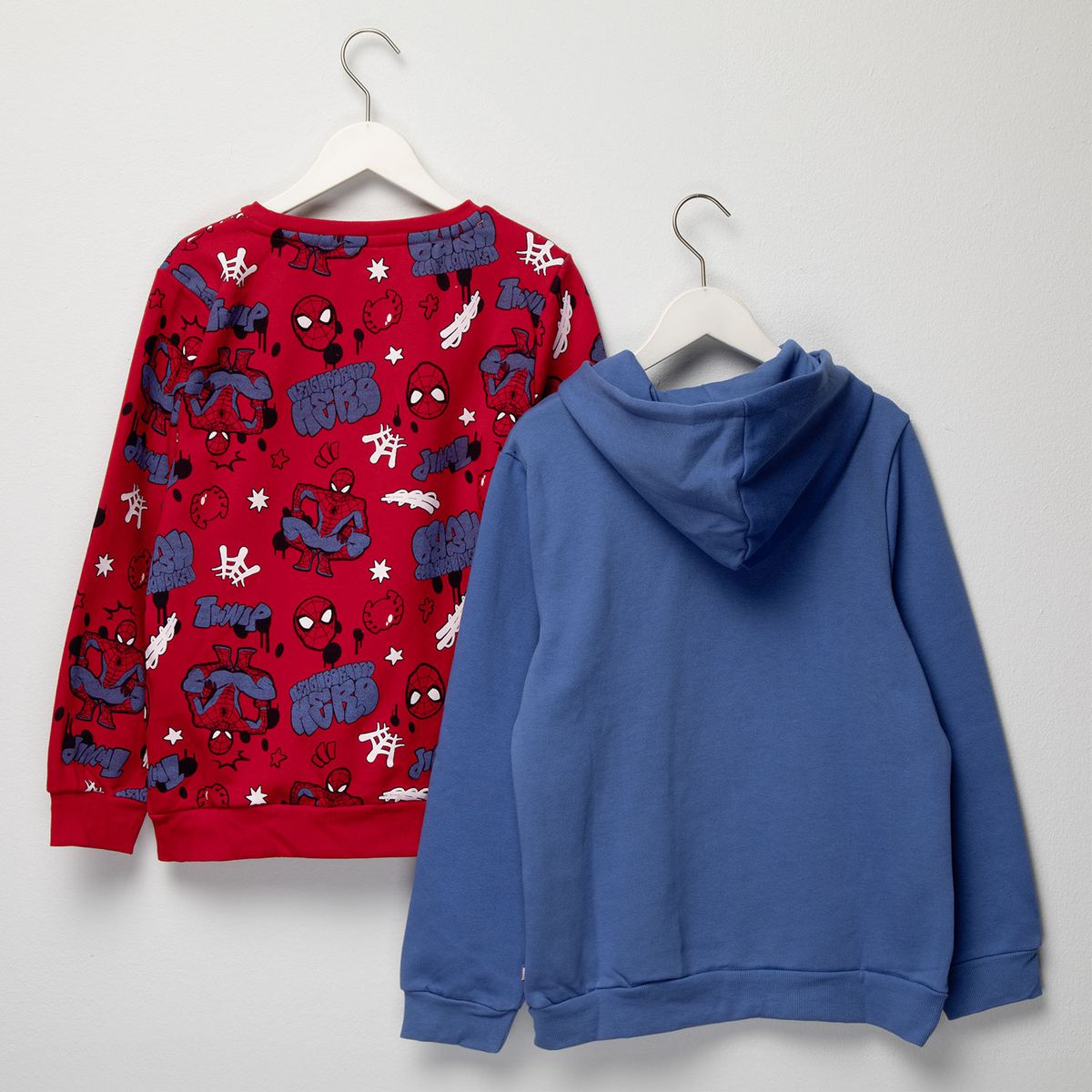 SPIDERMAN - Polerón Niño Algodón Pack X2 Spider-man