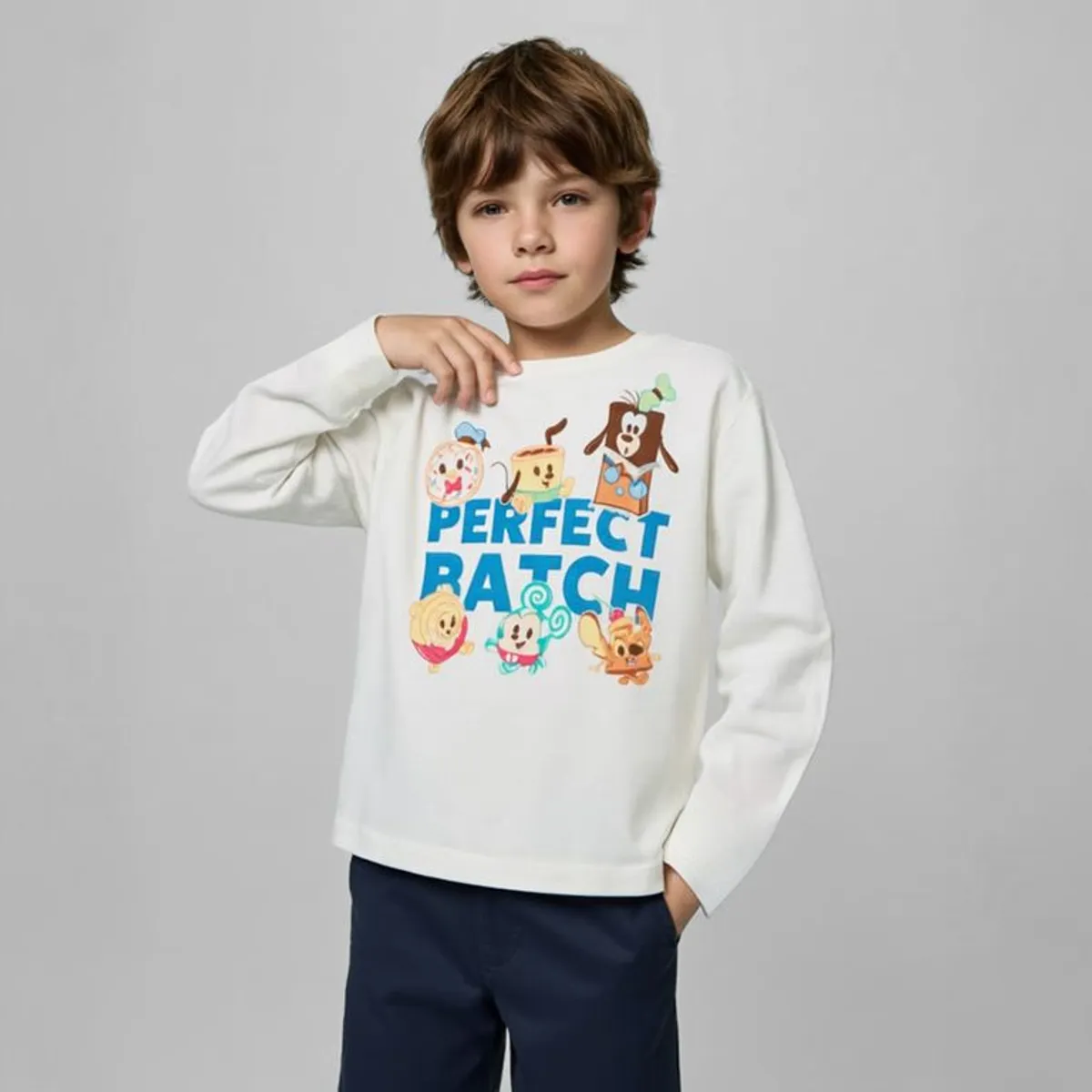 DISNEY - Polerón Niño Algodón Mickey Mouse