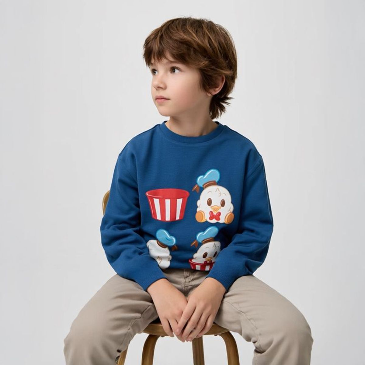 DISNEY - Polerón Niño Algodón Mickey Mouse