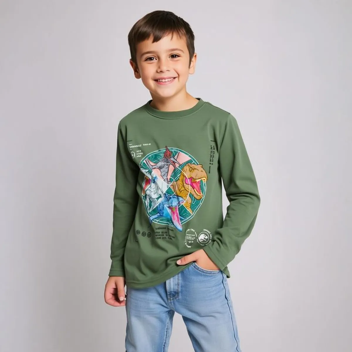 JURASSIC WORLD - Polo Niño Algodón Jurassic World