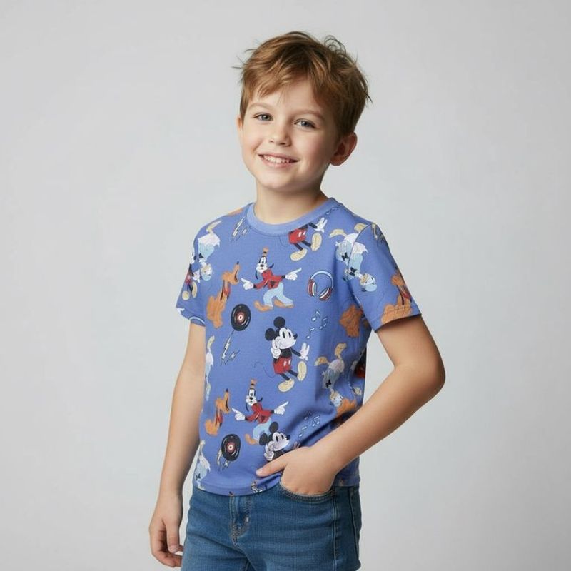 DISNEY - Polo Niño Algodón Pack X3 Mickey Mouse