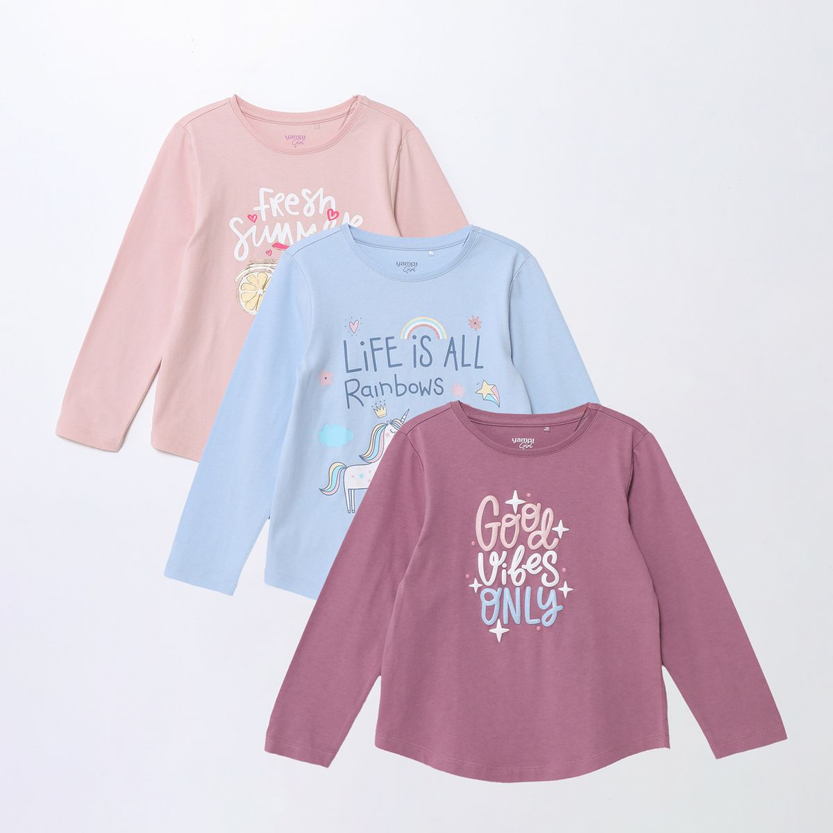 YAMP - Polo Niña Pack X3 Yamp