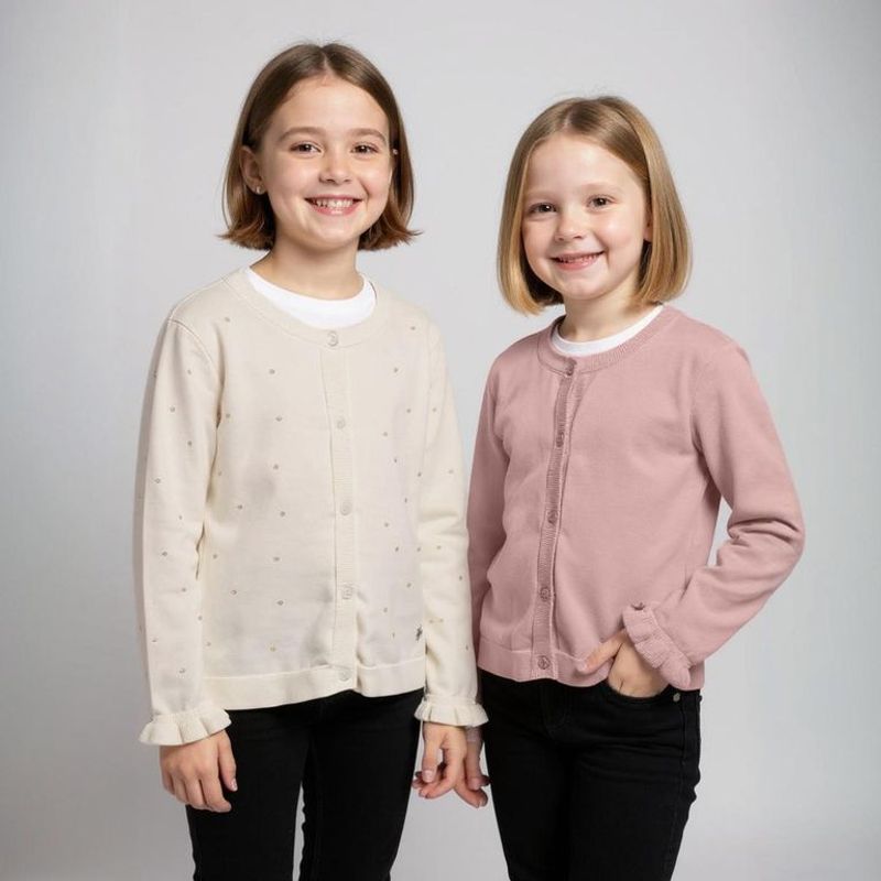 YAMP - Chompa Niña Pack X2 Algodón Yamp