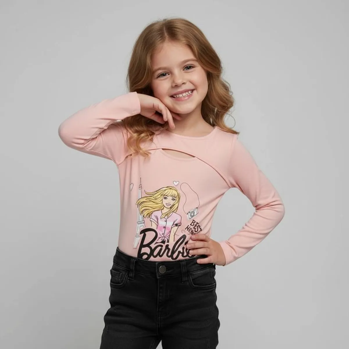 BARBIE - Polo Niña Algodón Barbie