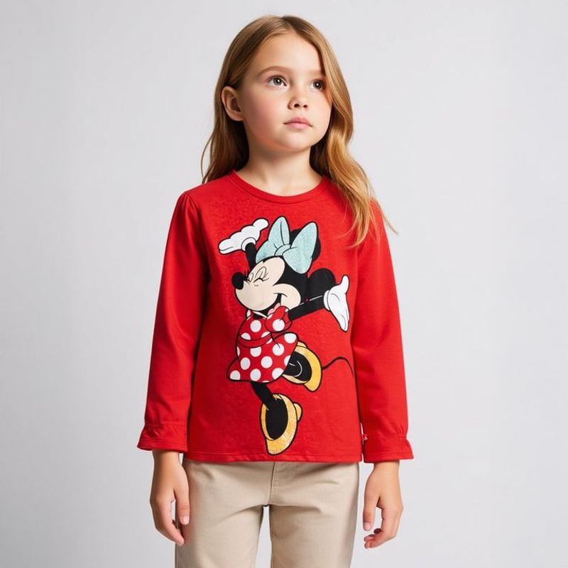 MINNIE - Polo Niña Algodón Minnie