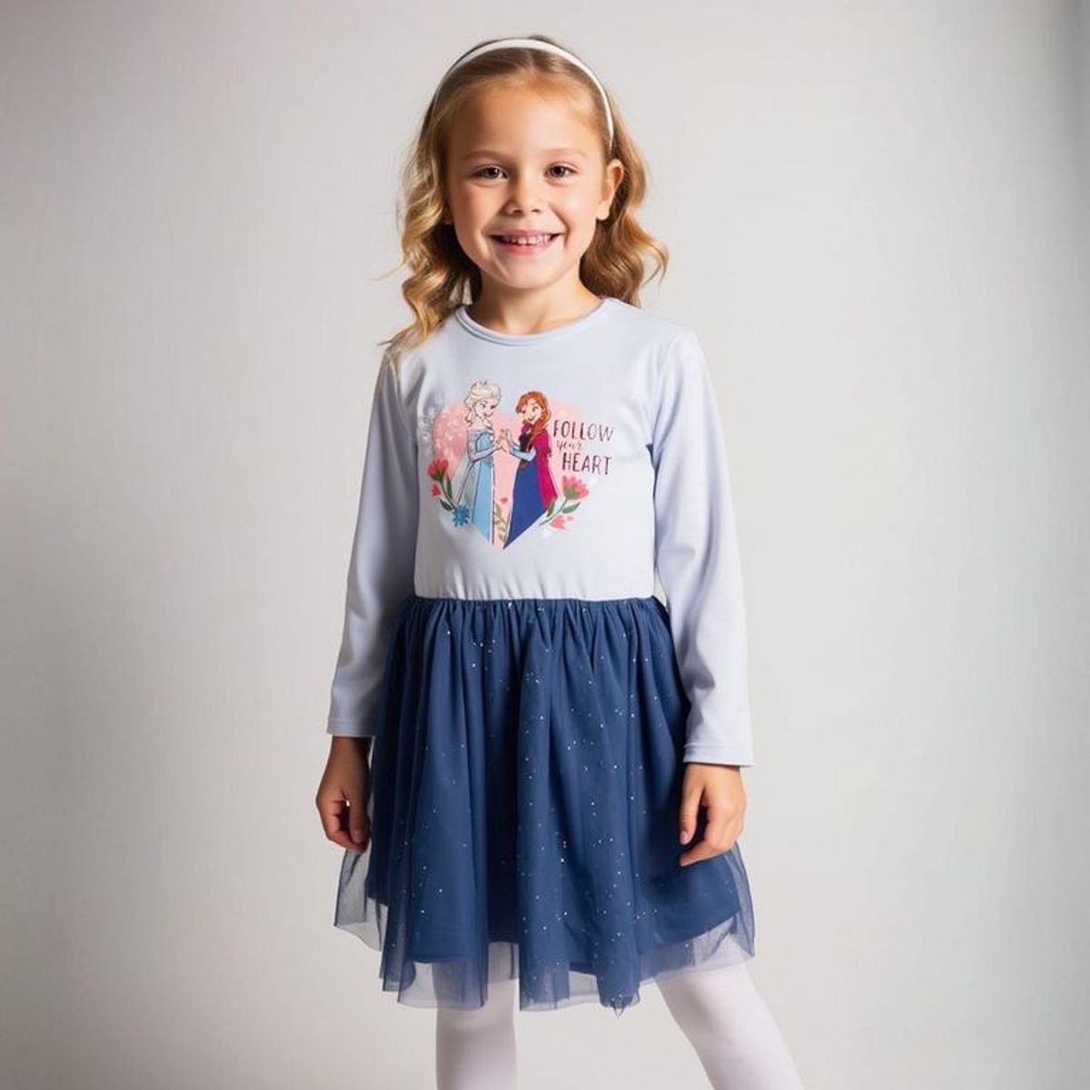 FROZEN - Vestido Niña Algodón Frozen