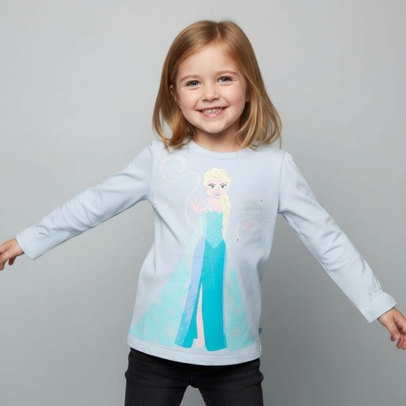 FROZEN - Polo Niña Algodón Frozen