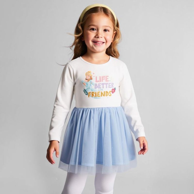 PRINCESS - Vestido Niña Algodón Princess