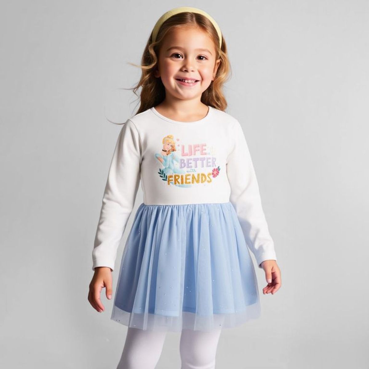 PRINCESS - Vestido Niña Algodón Princess