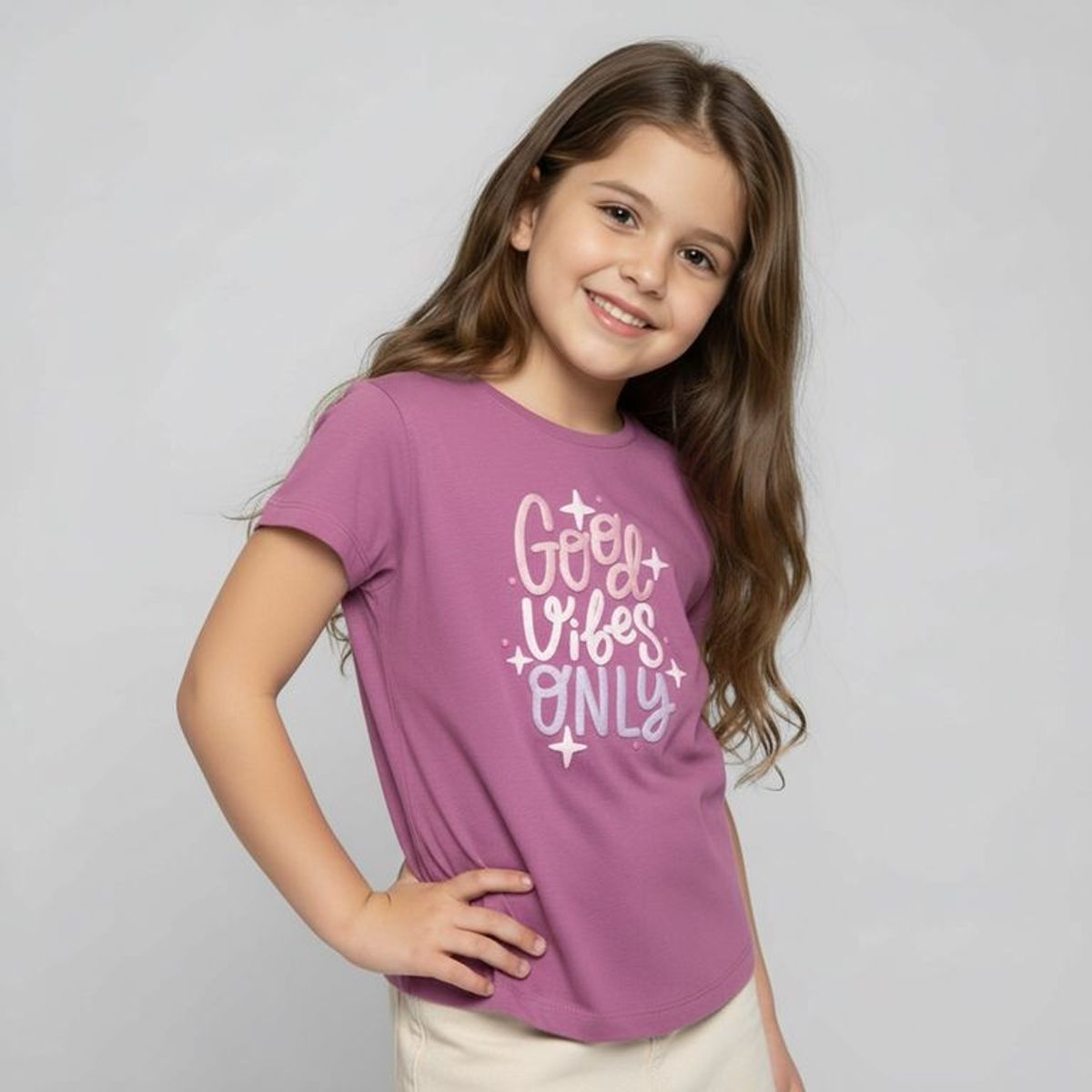 YAMP - Polo Manga Corta Niña Pack X3 Algodón Yamp