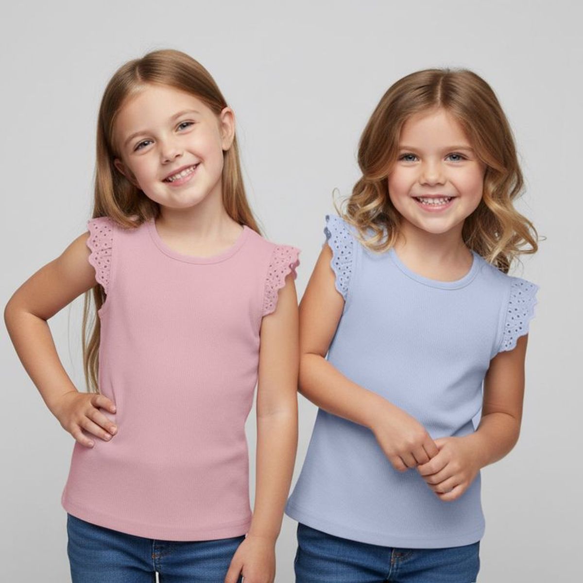 YAMP - Polo Niña Algodón Pack X2 Yamp