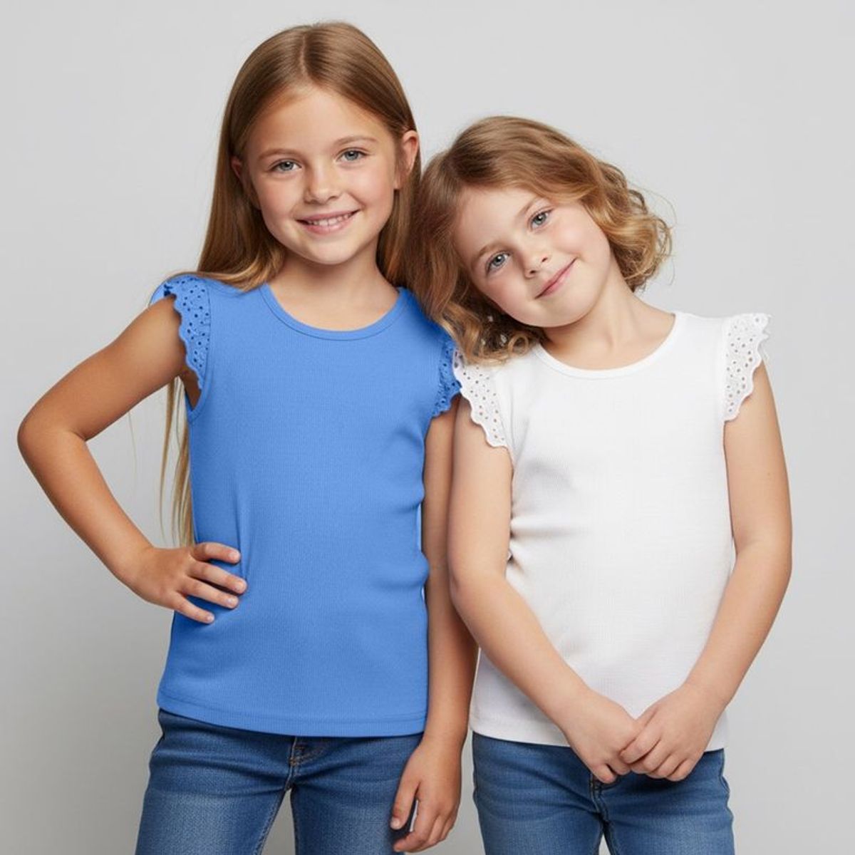 YAMP - Polo Niña Algodón Pack X2 Yamp