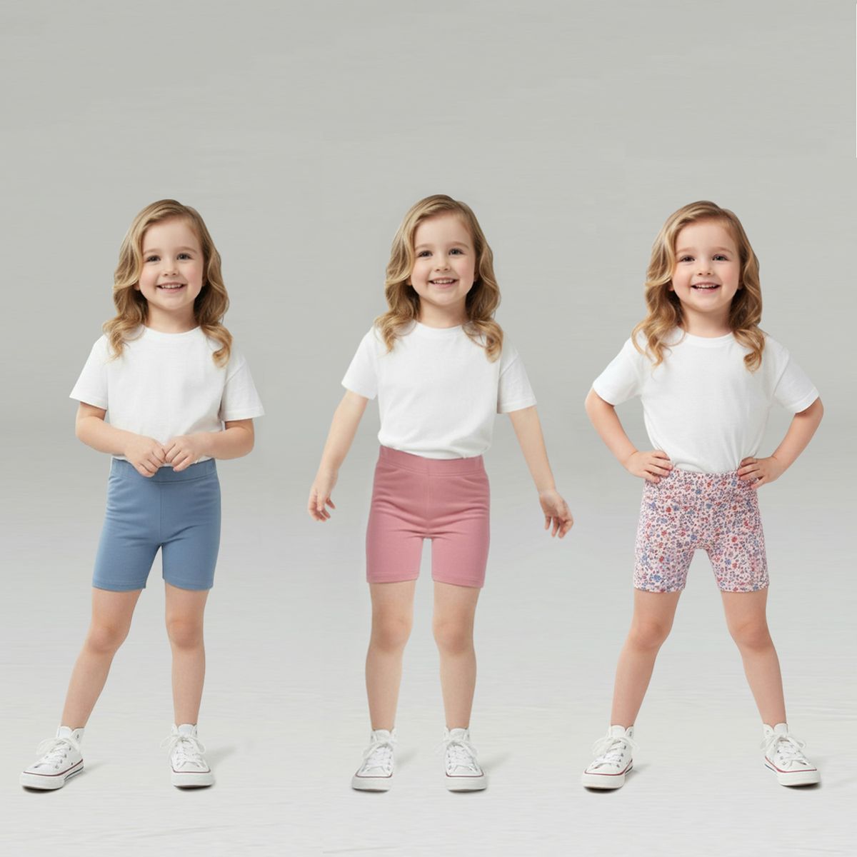 YAMP - Legging Niña Pack X3 Algodón Yamp