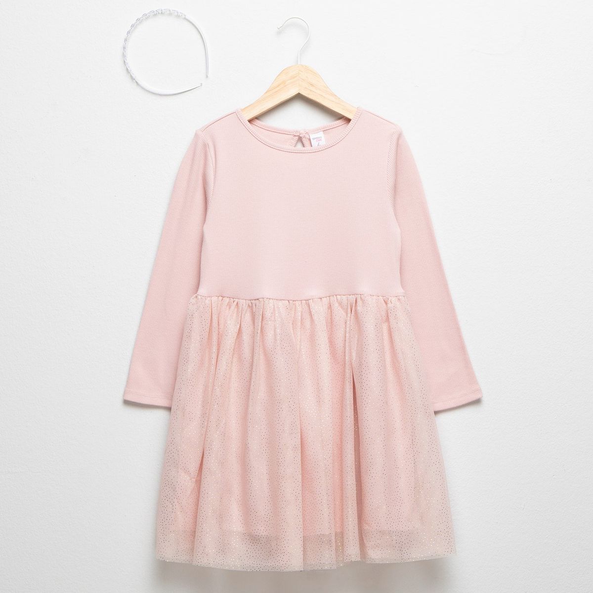 YAMP - Vestido Niña Algodón + Vincha Yamp