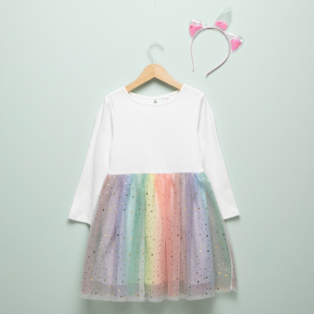 YAMP - Vestido Niña Algodón + Vincha Yamp