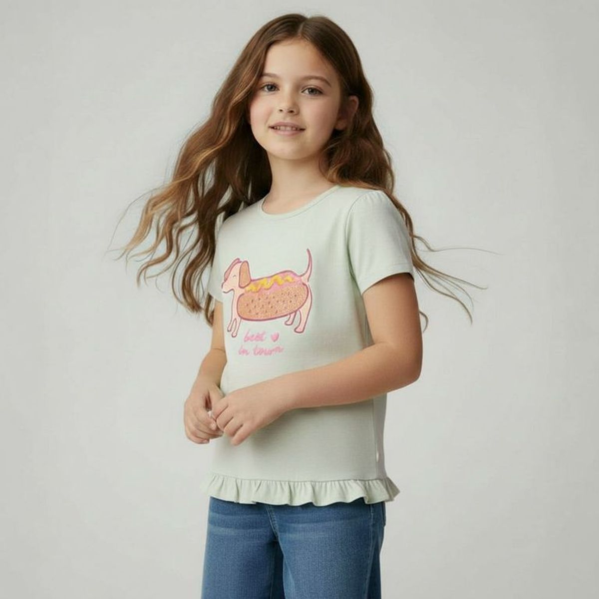 YAMP - Polo Manga Corta Niña Algodón Yamp