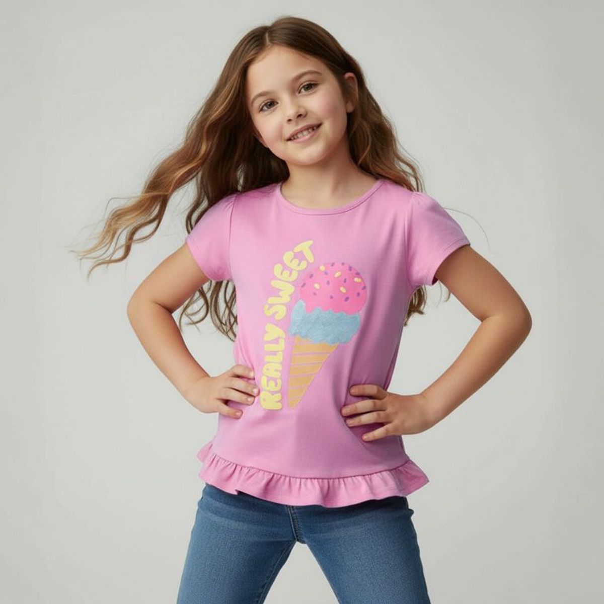 YAMP - Polo Manga Corta Niña Algodón Yamp