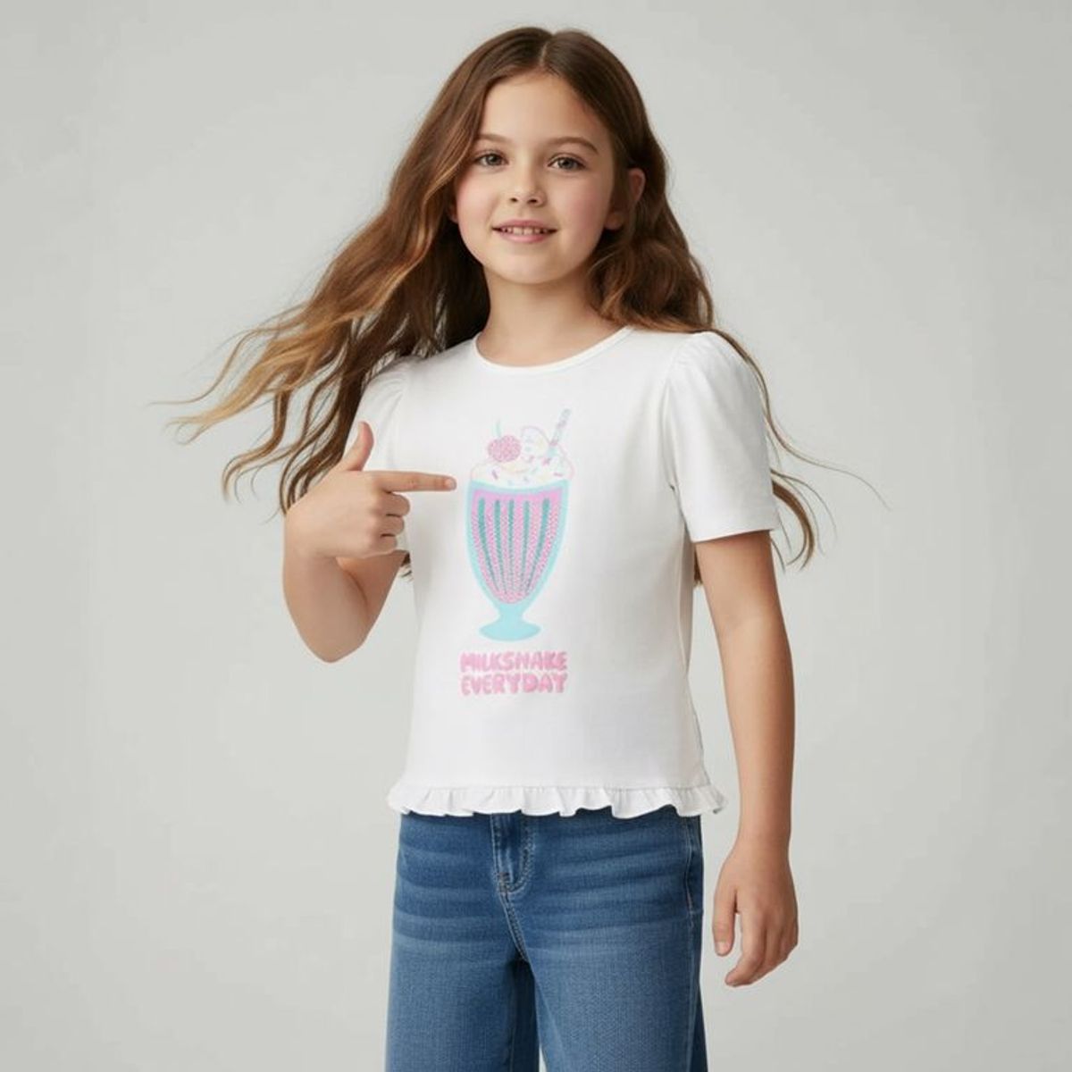 YAMP - Polo Manga Corta Niña Algodón Yamp