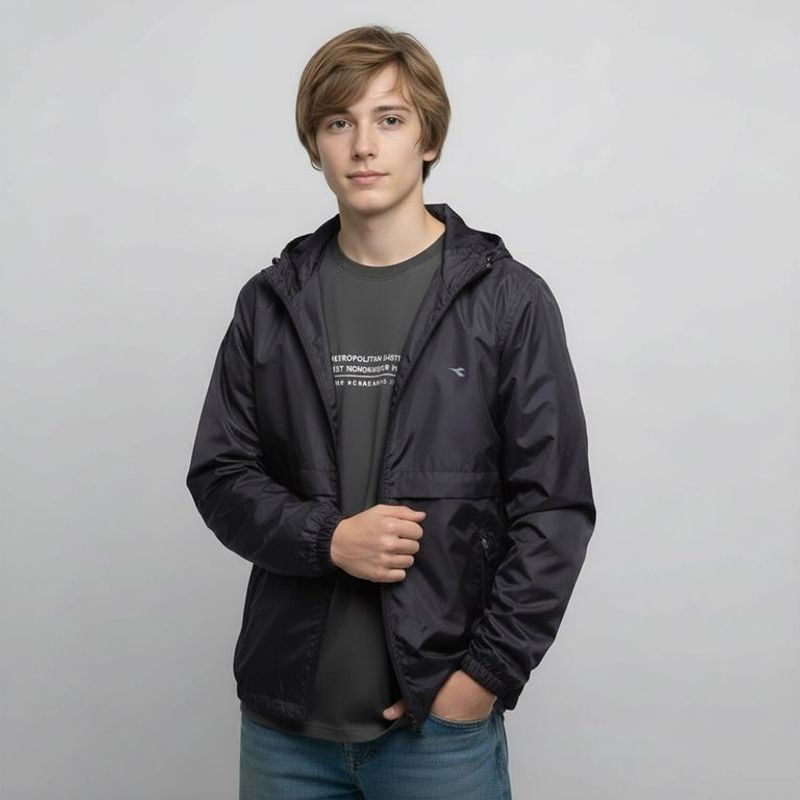 DIADORA - Casaca Cortaviento Niño Diadora