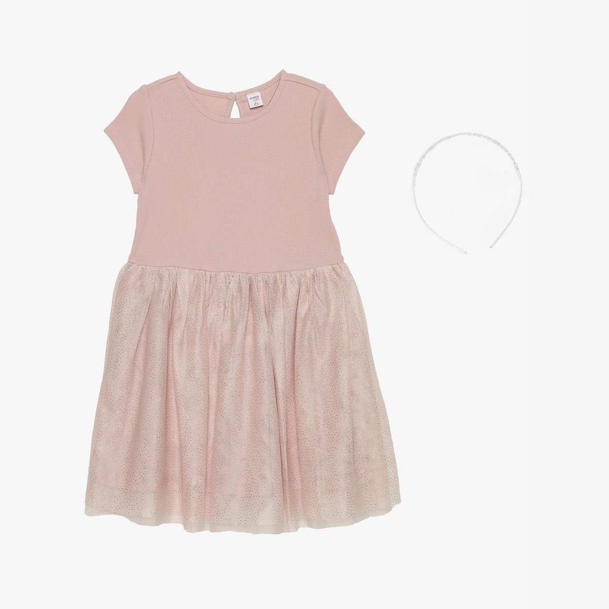 YAMP - Vestido Niña Algodón + Vincha Yamp