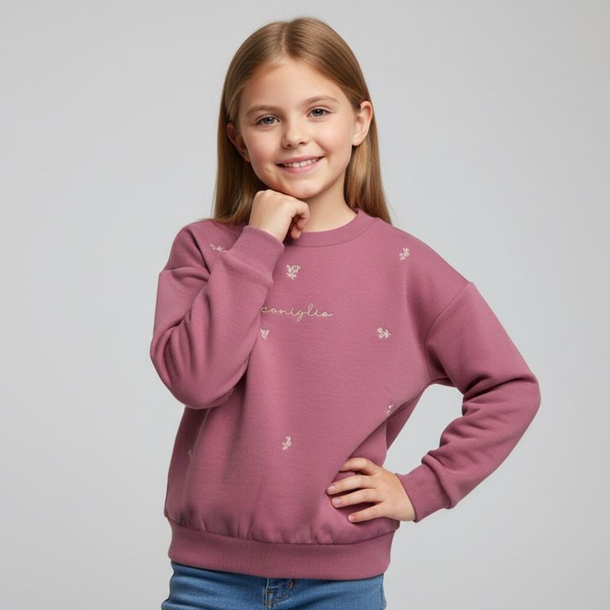 CONIGLIO - Polerón Niña Algodón Coniglio